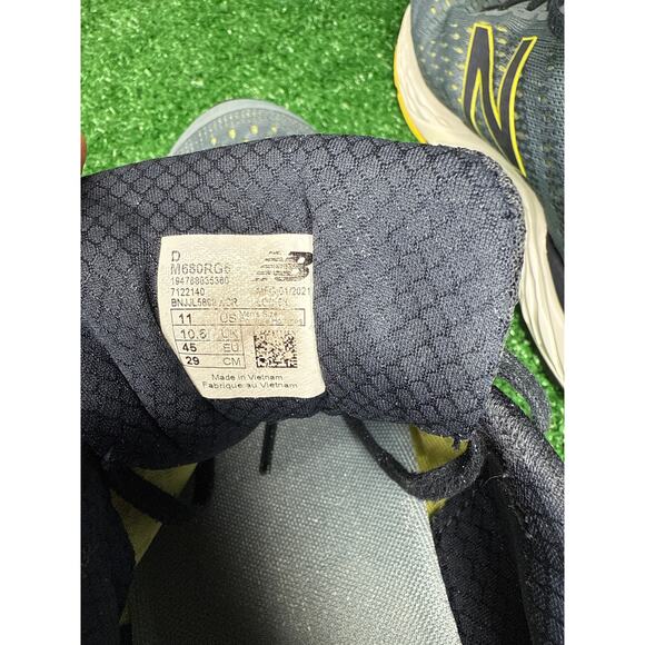 New Balance 680v6 Mens Size 11 Blue Gray Abzorb Running Sneaker MR680RG6 - Picture 7 of 9